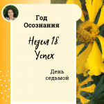 Успех. Год осознания. Неделя 18. 