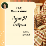 Год осознания. Неделя 37