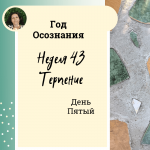 Год осознания. Неделя 43.